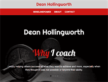 Tablet Screenshot of deanhollingworth.com